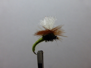 Size 16 Klinkhamer Olive barbless